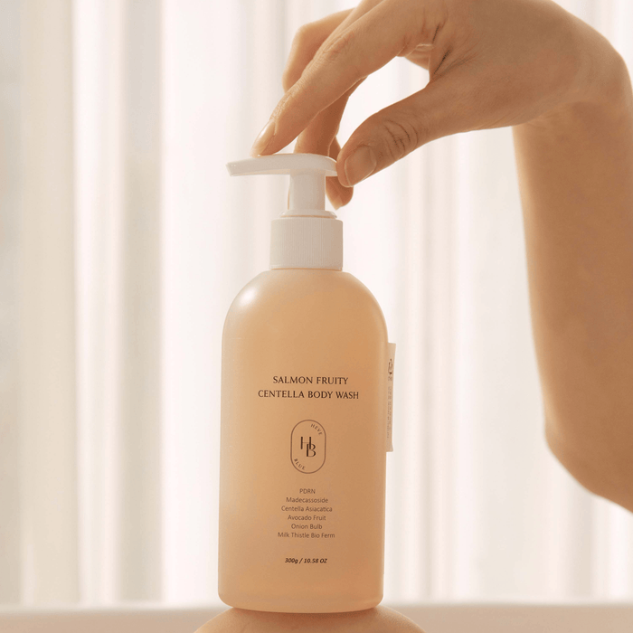 [HEVE BLUE] Salmon Fruity Centella Body Wash 300g - Ballagrio