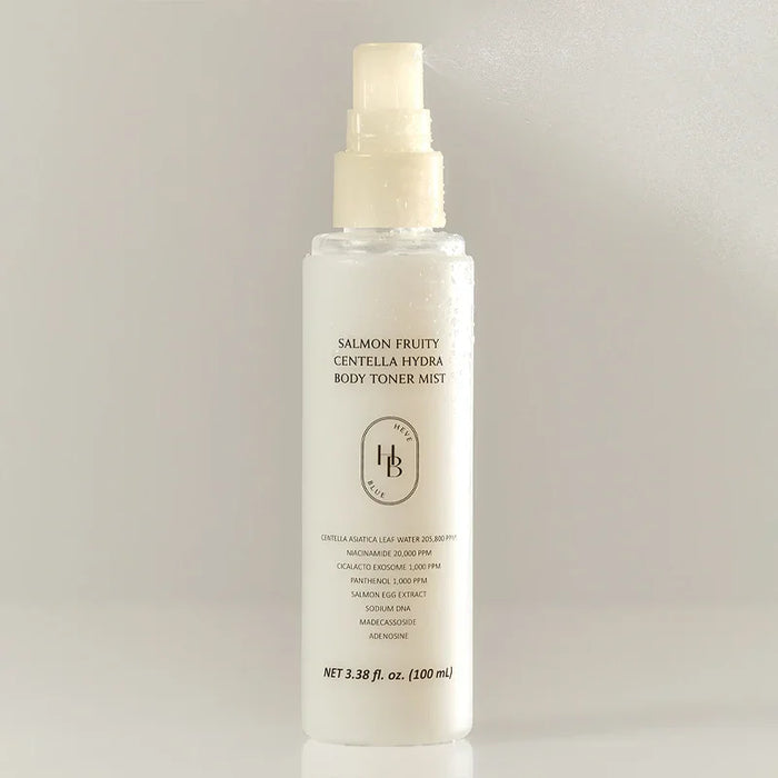 [HEVE BLUE] Salmon Fruity Centella Hydra Body Toner Mist 100ml