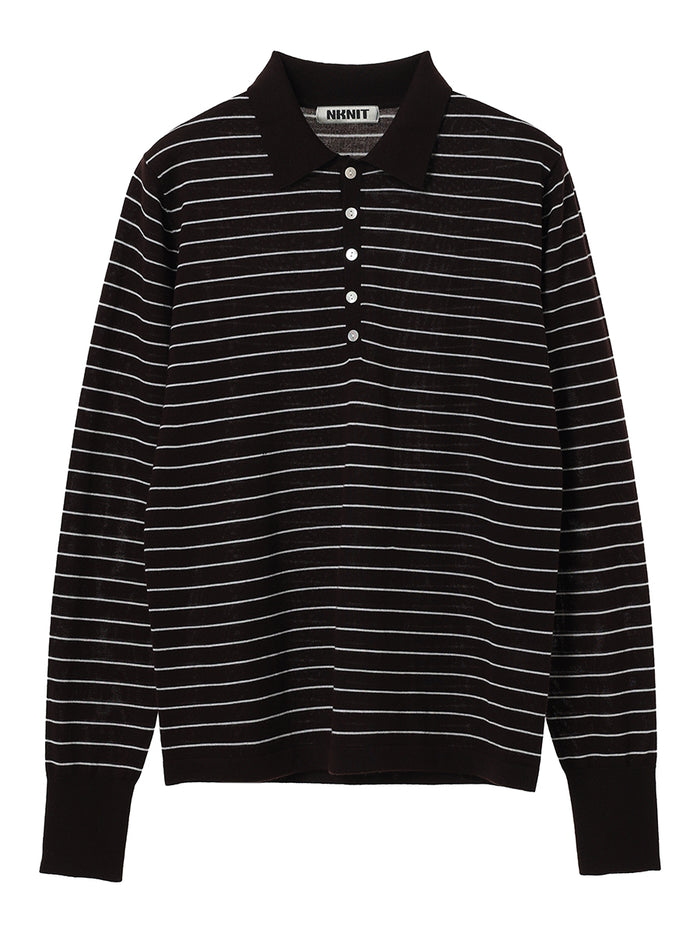 high gauge wool KNIT shirt