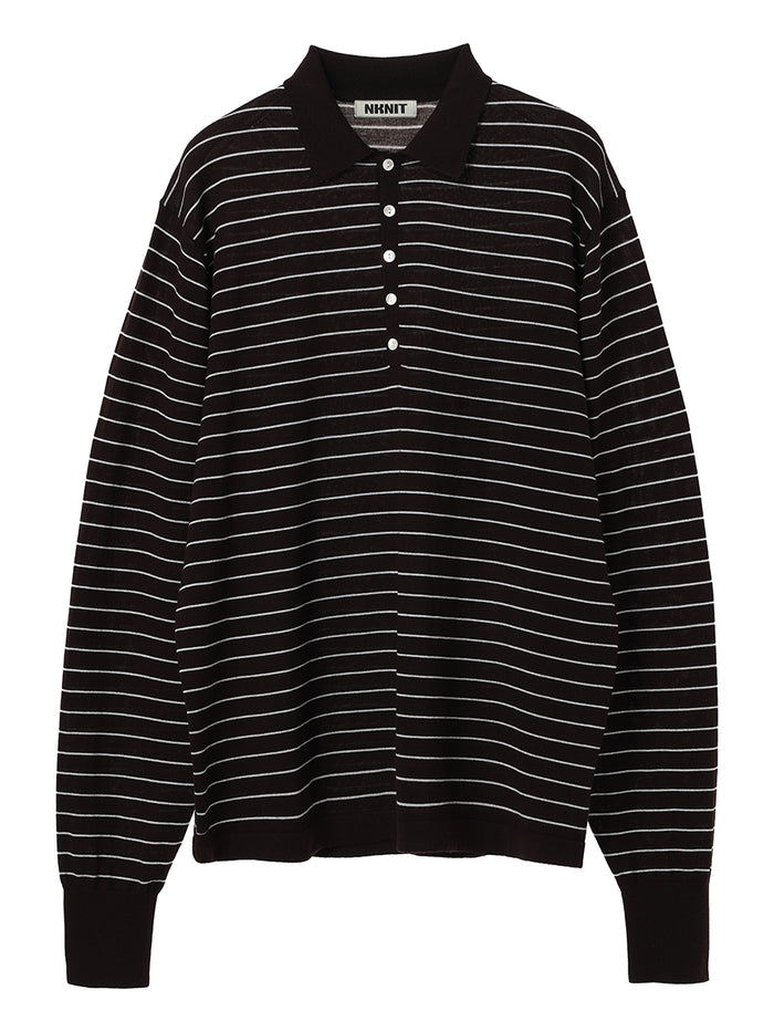 high gauge wool KNIT shirt