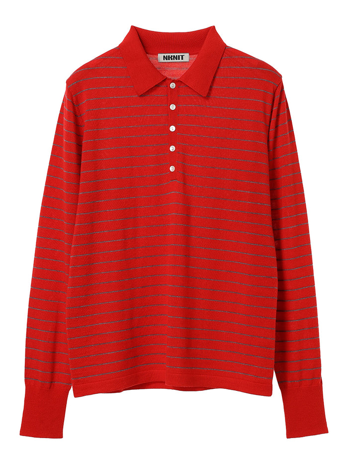 high gauge wool KNIT shirt