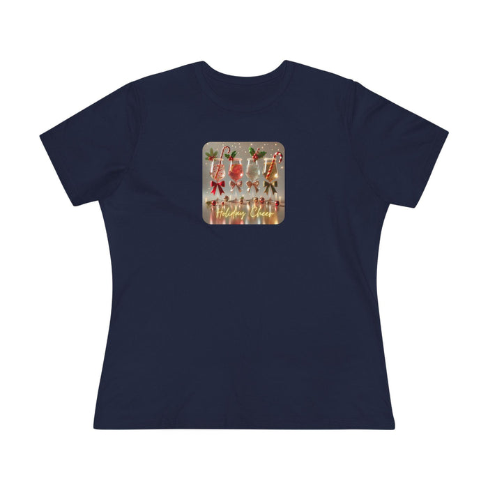 Holiday Cheer - Sip, Smile, Repeat 🥂🎄 - Women's Softstyle Tee - Whippie's