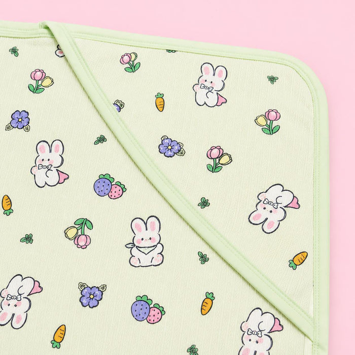 Hooded Baby Towel | Green Rabbit