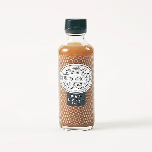 Horiuchi Fruit Farm: Lemon Ginger Syrup ジンジャーシロップ れもん: Best by 06/2026
