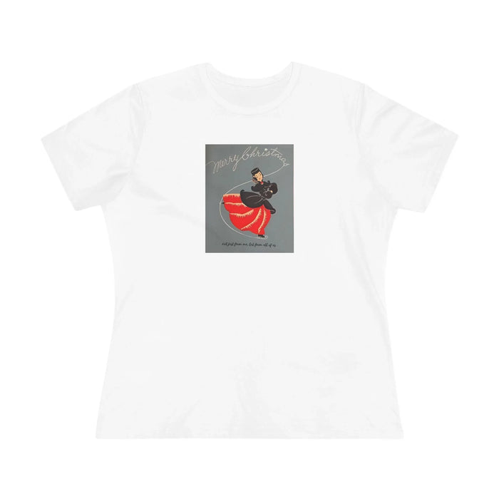 Ice Skating - Merry Christmas - Women's Softstyle Tee - Whippie's