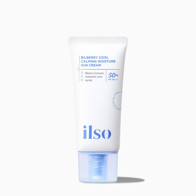 [ilso] Bilberry Cool Calming Moisture Sun Cream SPF 50+ PA++++ 50ml - Ballagrio