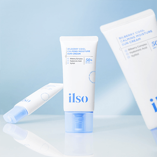 [ilso] Bilberry Cool Calming Moisture Sun Cream SPF 50+ PA++++ 50ml - Ballagrio