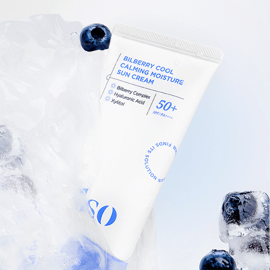 [ilso] Bilberry Cool Calming Moisture Sun Cream SPF 50+ PA++++ 50ml - Ballagrio