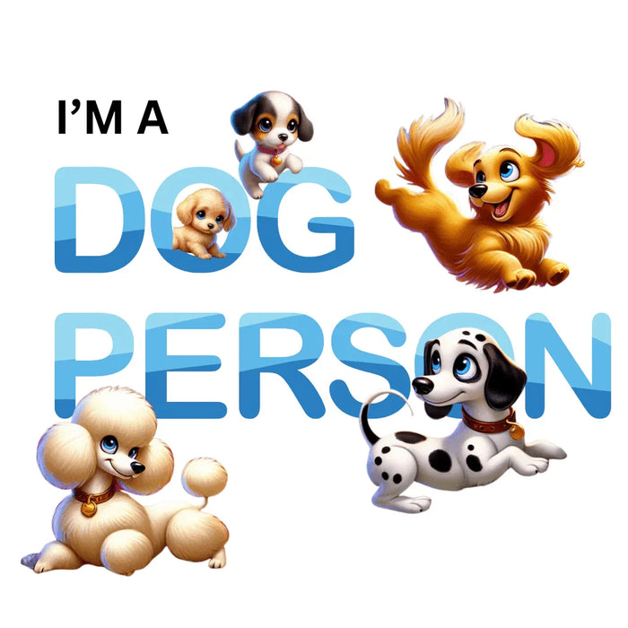 🐶 I'm a Dog Person 🐾 Unisex Jersey Tee ❤️ Show your paw-sitivity! - Whippie's
