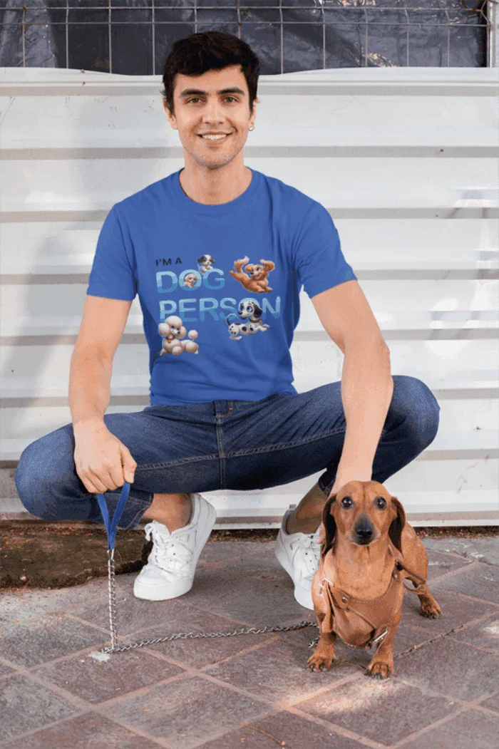 🐶 I'm a Dog Person 🐾 Unisex Jersey Tee ❤️ Show your paw-sitivity! - Whippie's