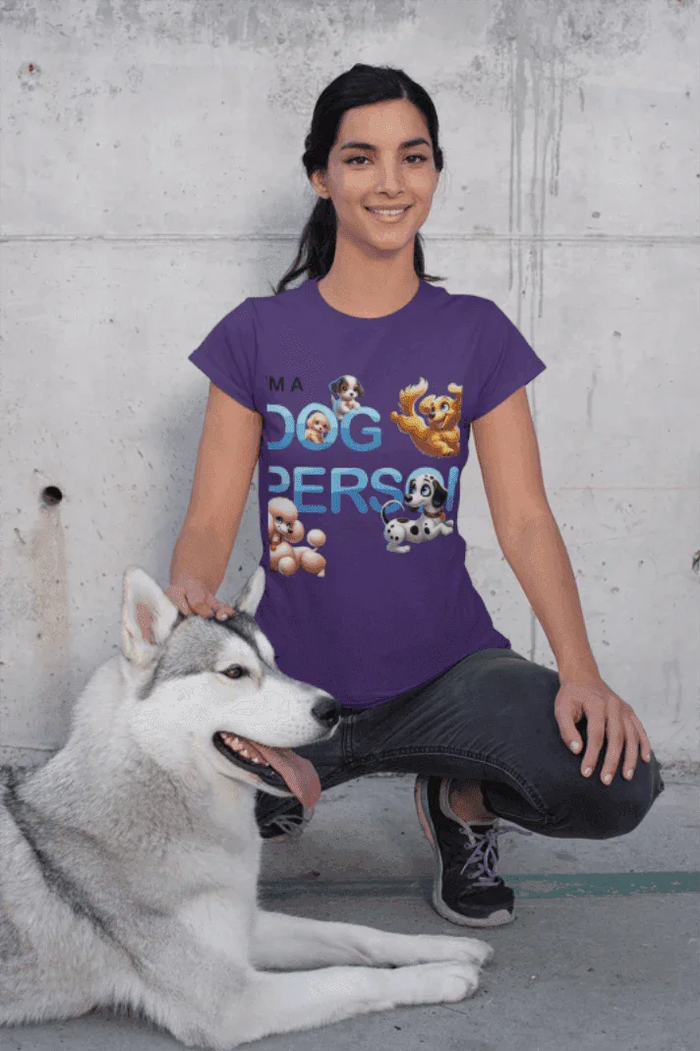 🐶 I'm a Dog Person 🐾 Unisex Jersey Tee ❤️ Show your paw-sitivity! - Whippie's