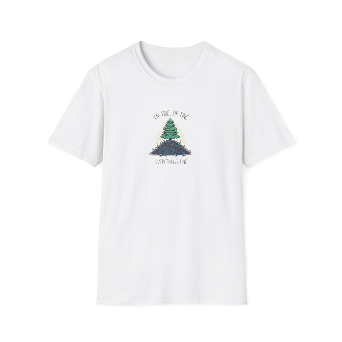 I'm Fine Christmas Stress Funny Christmas Shirt