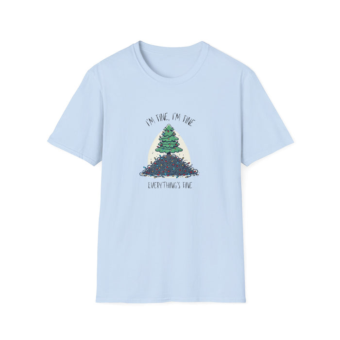 I'm Fine Christmas Stress Funny Christmas Shirt