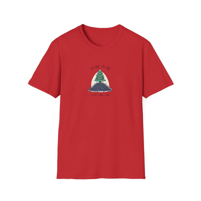 I'm Fine Christmas Stress Funny Christmas Shirt