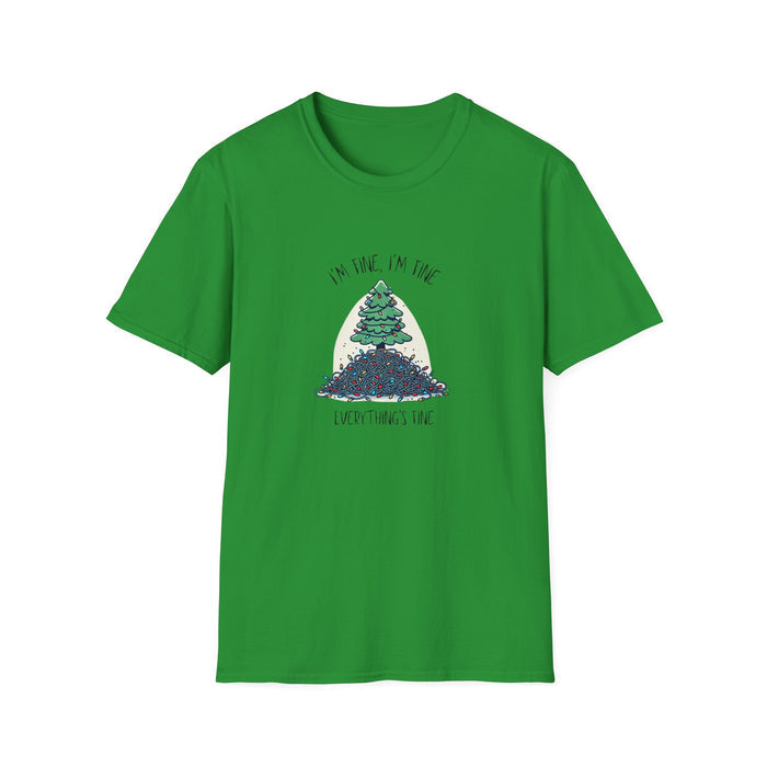 I'm Fine Christmas Stress Funny Christmas Shirt