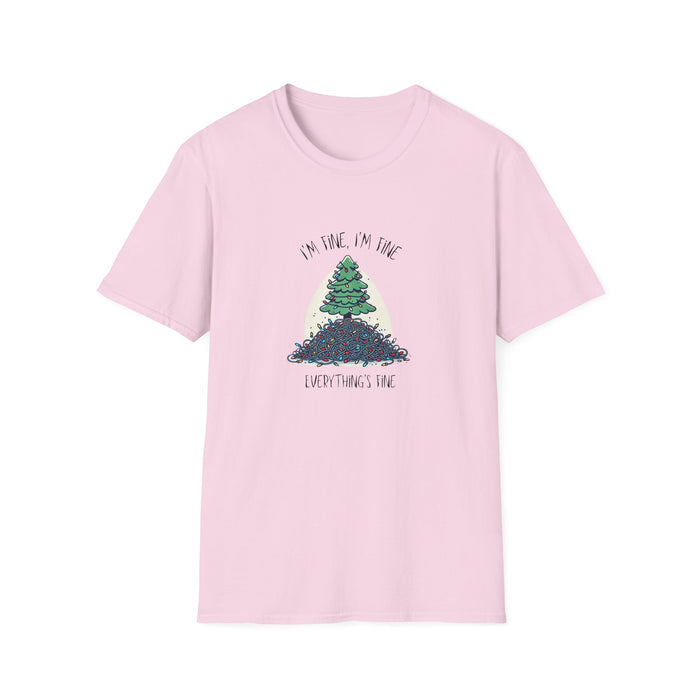 I'm Fine Christmas Stress Funny Christmas Shirt