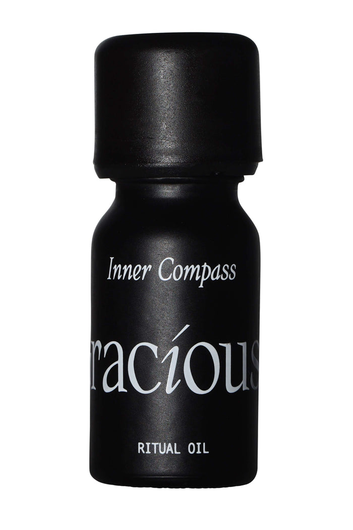 Inner Compass Essential Oil Blend bottle for grounding essential oil blend helping to restore clarity and emotional balance.
