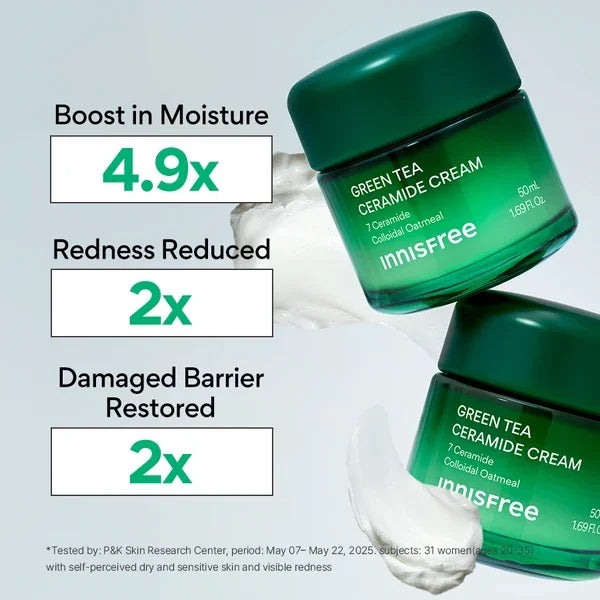 [innisfree] Green Tea Ceramide Cream 50ml - Ballagrio