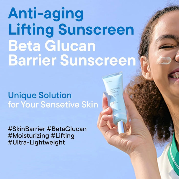 [iUNIK] Beta-Glucan Barrier Sunscreen SPF 50+ PA++++ 60ml - Ballagrio