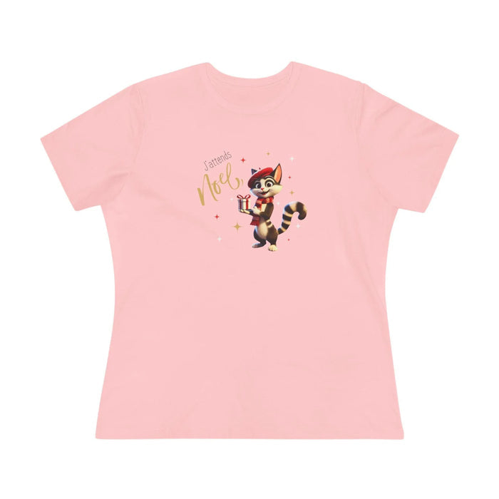 J'attends Noël 🐈‍⬛ Women's Tee 🎄 A purr-fectly Parisian Christmas! - Whippie's