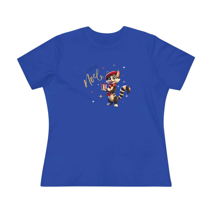 J'attends Noël 🐈‍⬛ Women's Tee 🎄 A purr-fectly Parisian Christmas! - Whippie's