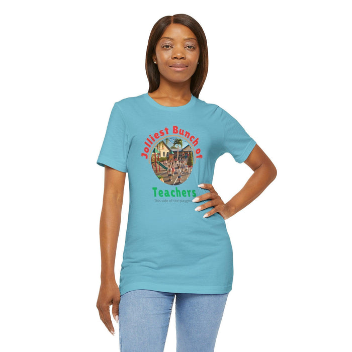 🌴 Jolly Bunch of Teachers ☀️ Unisex Jersey Tee 🧑‍🏫 - Tropical Winter - Whippie's