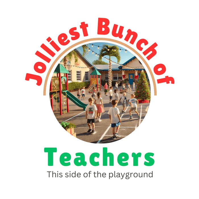 🌴 Jolly Bunch of Teachers ☀️ Unisex Jersey Tee 🧑‍🏫 - Tropical Winter - Whippie's