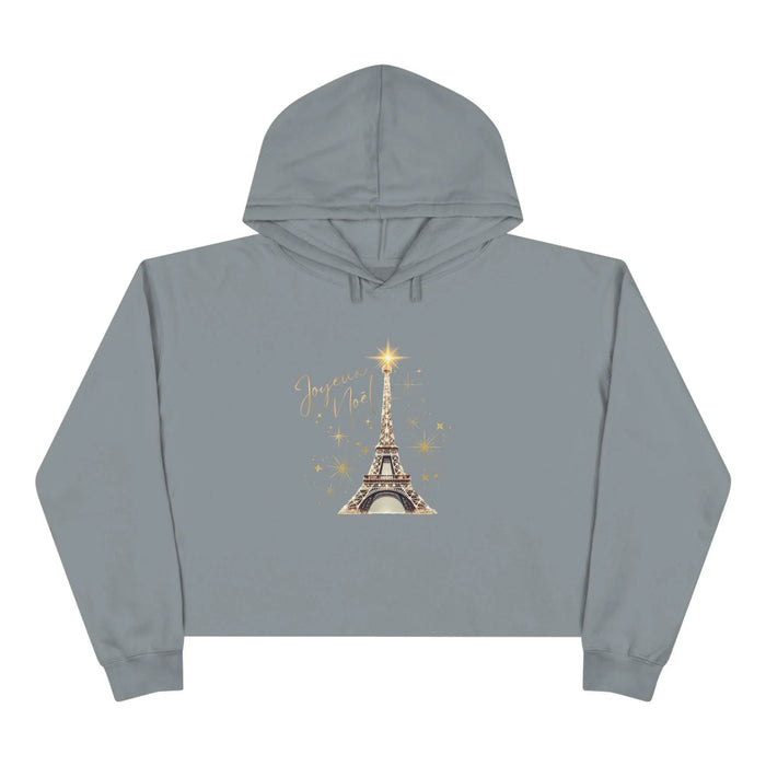 ✨ Joyeux Noël - Women's Cropped Hoodie 🗼 - Whippie's