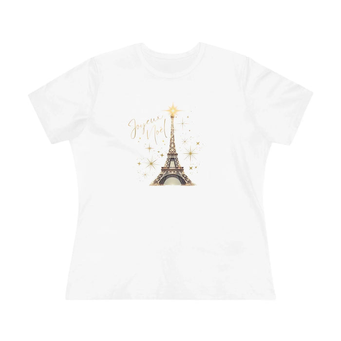 ✨ Joyeux Noël Women's Tee 🗼 A touch of Parisian elegance. - Whippie's