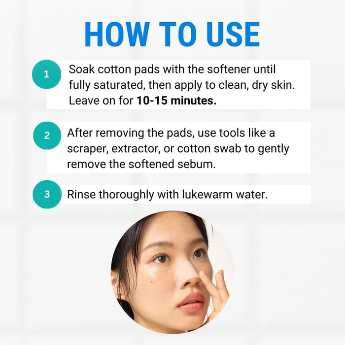 Jumiso Blackhead Melting Softener & Cotton Pad   Special Kit