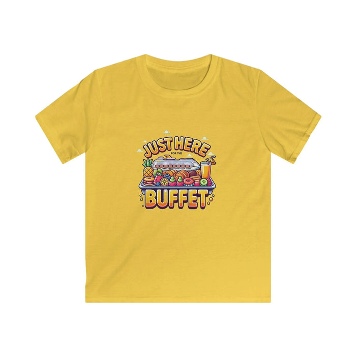 Just Here for the Buffet" Kids' Tee! 🛳️🍽️ (Yummy! 😋) - Whippie's