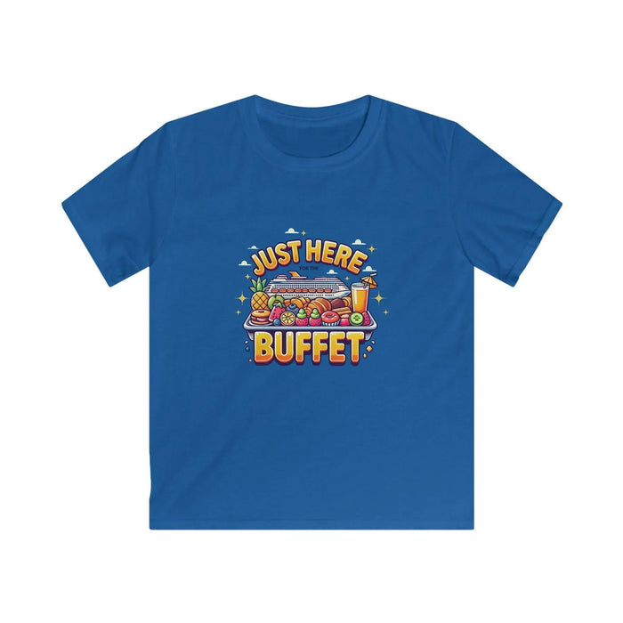 Just Here for the Buffet" Kids' Tee! 🛳️🍽️ (Yummy! 😋) - Whippie's