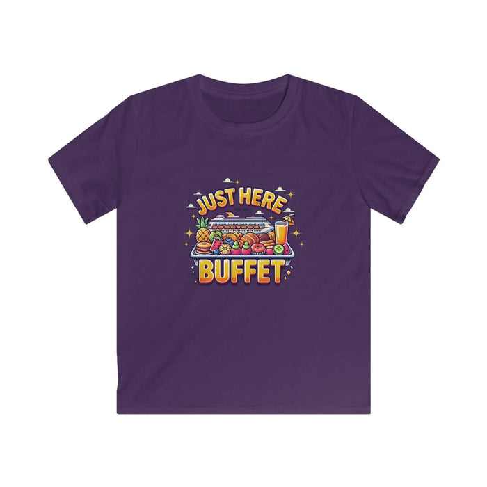 Just Here for the Buffet" Kids' Tee! 🛳️🍽️ (Yummy! 😋) - Whippie's