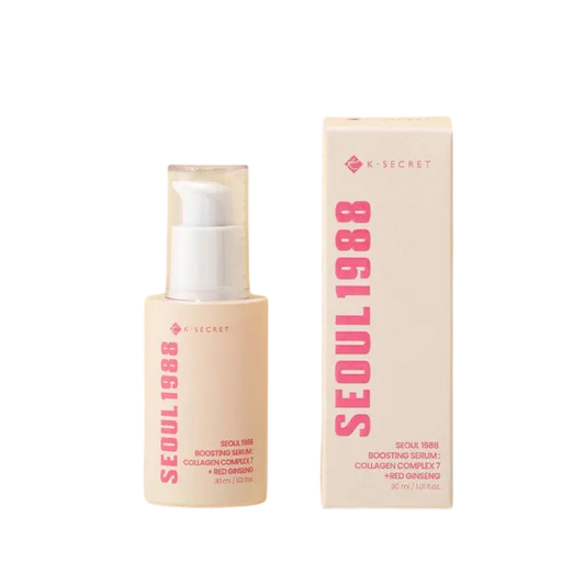 K-Secret Seoul 1988 Boosting Serum :Collagen Complex 7+Red Ginsing 30Ml