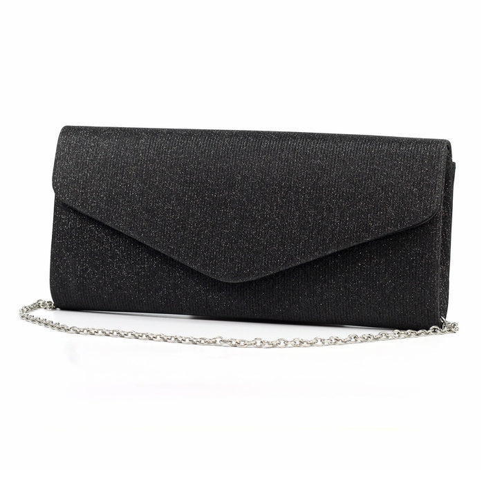 Kalina Black Clutch Bag