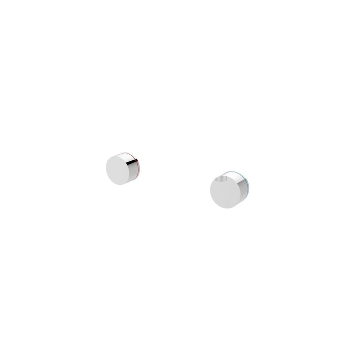 KARA Wall Top Assemblies CHROME YSW2117-09-CH Accessories Nero