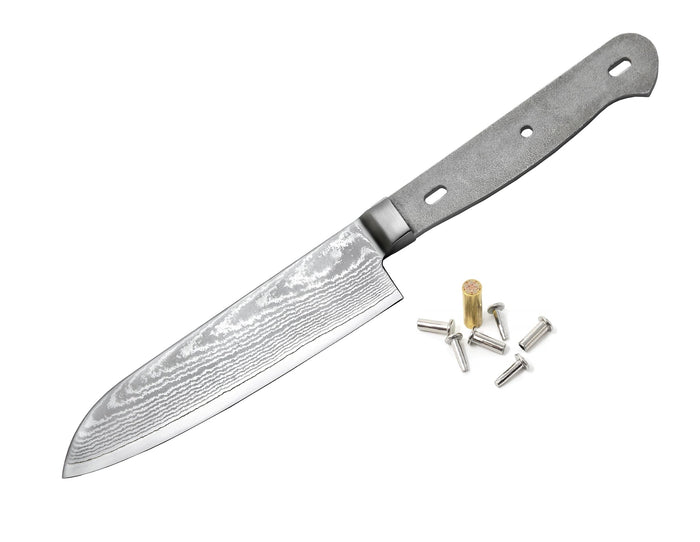 Katsura VG-10 DAMASCUS 5-IN SMALL SANTOKU BLANK