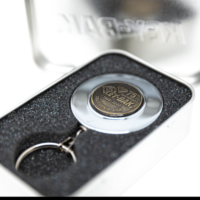 Key-Bak Limited Edition 75th Anniversary Original Retractable Keychain - Ironworkergear