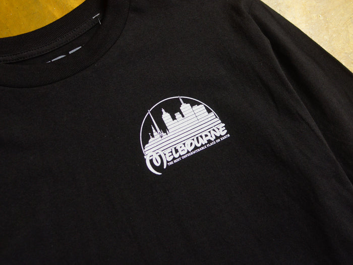 Kingdom Long Sleeve T-Shirt - Black / White