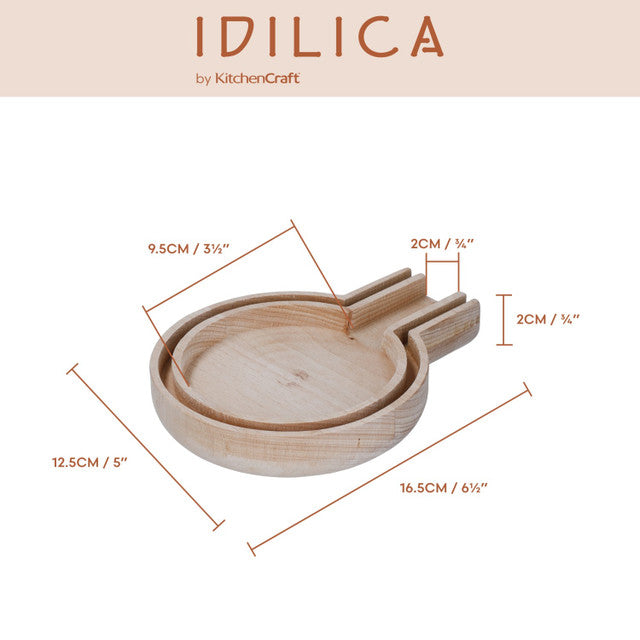 KitchenCraft Idilica Beech Wood Spoon Rest