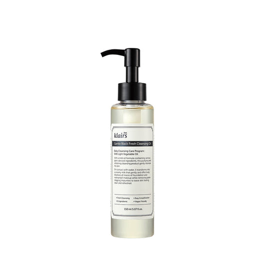 Klairs Gentle Black Fresh Cleansing Oil 150ml | GlamTouch UK