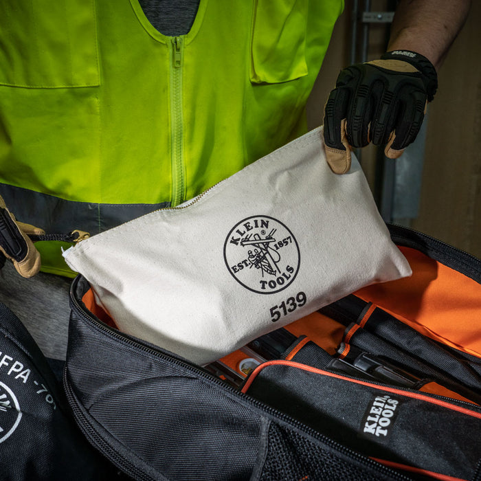Klein Canvas Zipper Bag - Ironworkergear