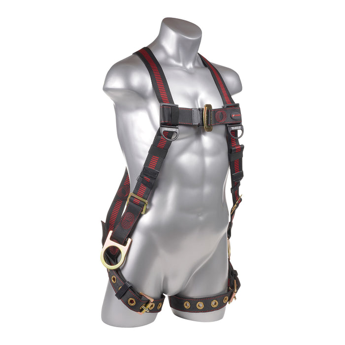 KStrong® Kapture™ Elite 5-Point Full Body Harness, Dorsal D-ring, 2 Side D-rings, TB Legs (ANSI) - Ironworkergear