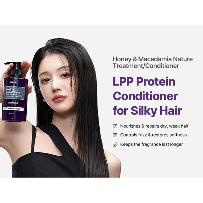 [KUNDAL] Honey & Macadamia Treatment #Pink Grapefruit 500ml - Ballagrio