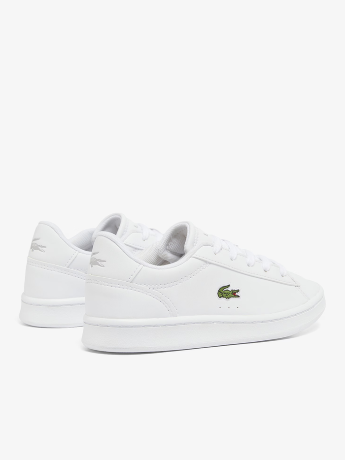 LACOSTE KIDS Boys Carnaby Set Sneakers White/White - MAISONDEFASHION.COM