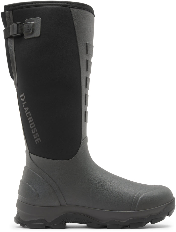 LaCrosse Men's Alpha Lite II 16" Waterproof Rubber Boot Rubber Boots LaCrosse Black 10 M