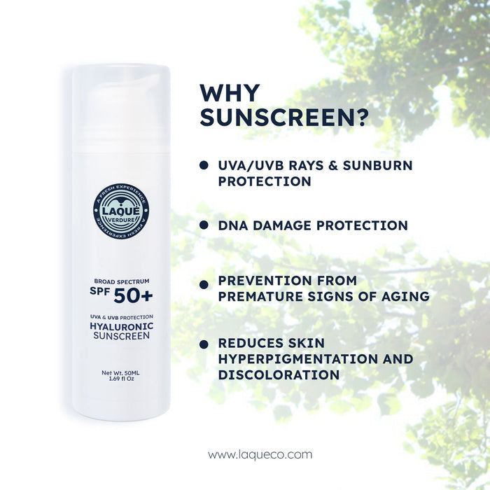 Laqué Verdure SPF50+ Hyaluronic Sunscreen Gel 50Ml