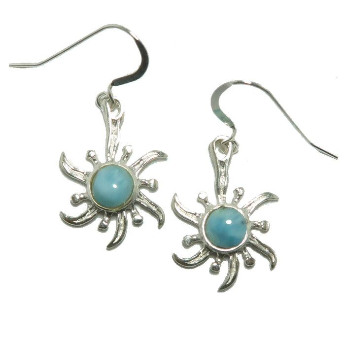 Larimar Earrings Fun in the Sun Gems Sterling Silver
