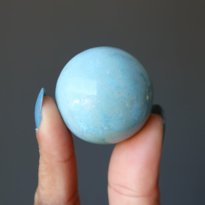 blue larimar sphere