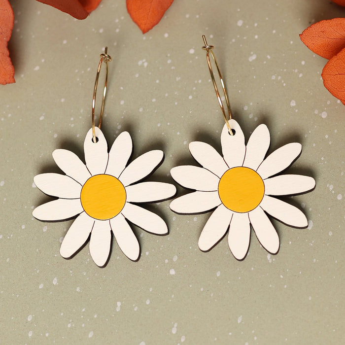Le Chic Miami - Daisy Hoop Earrings